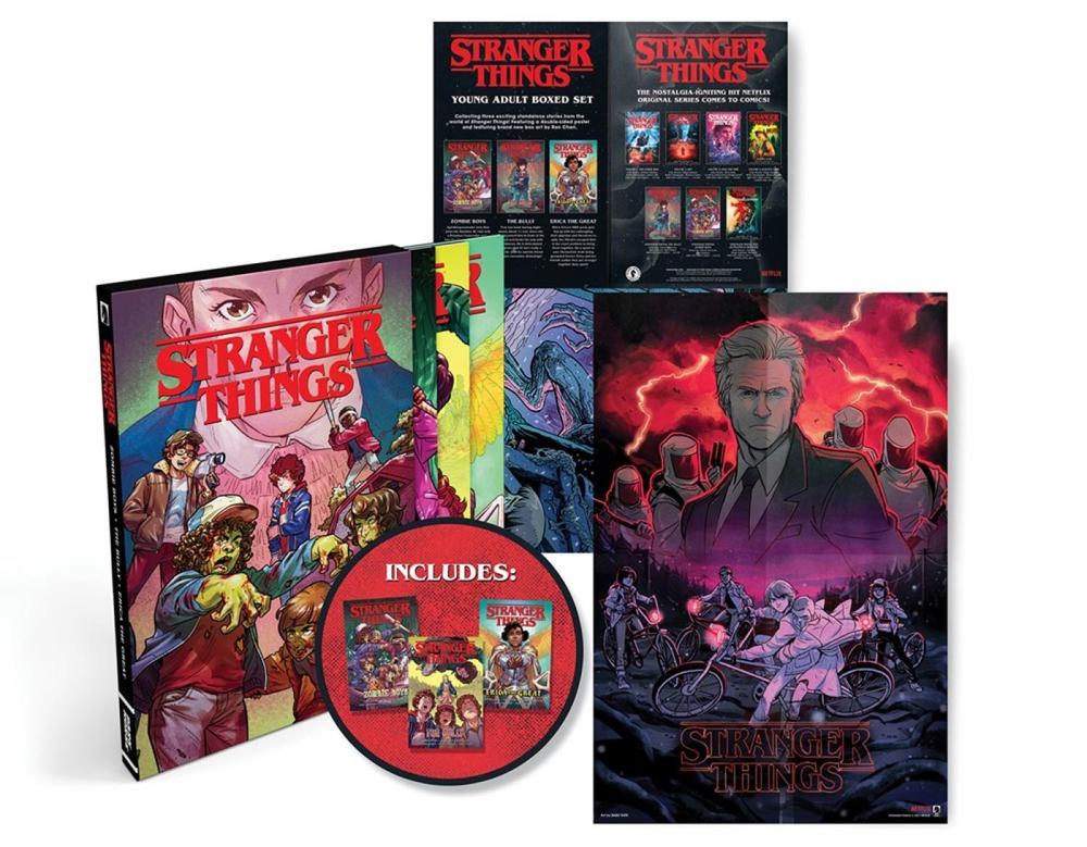 Stranger Things Graphic Novel Boxed Set (Zombie Boys, The Bully, Erica the Great), 9781506727721