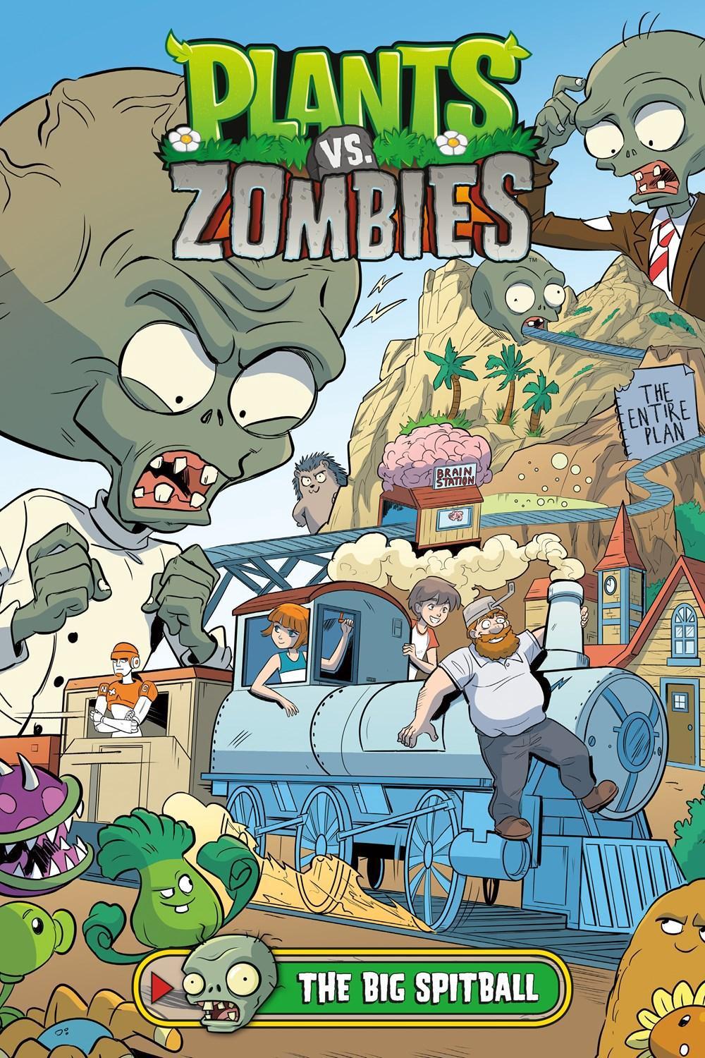 Plants vs. Zombies Volume 24: The Big Spitball, 9781506728490