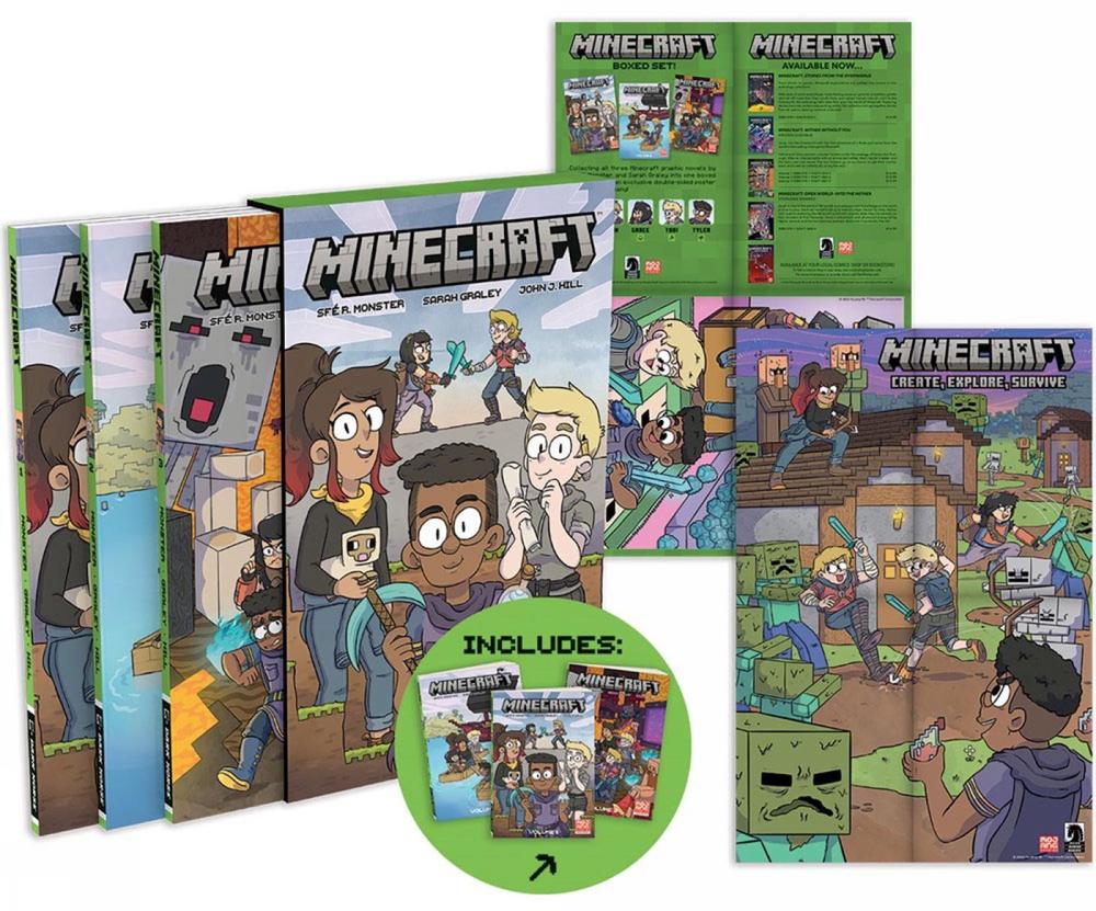Minecraft Boxed Set (Graphic Novels), 9781506729015