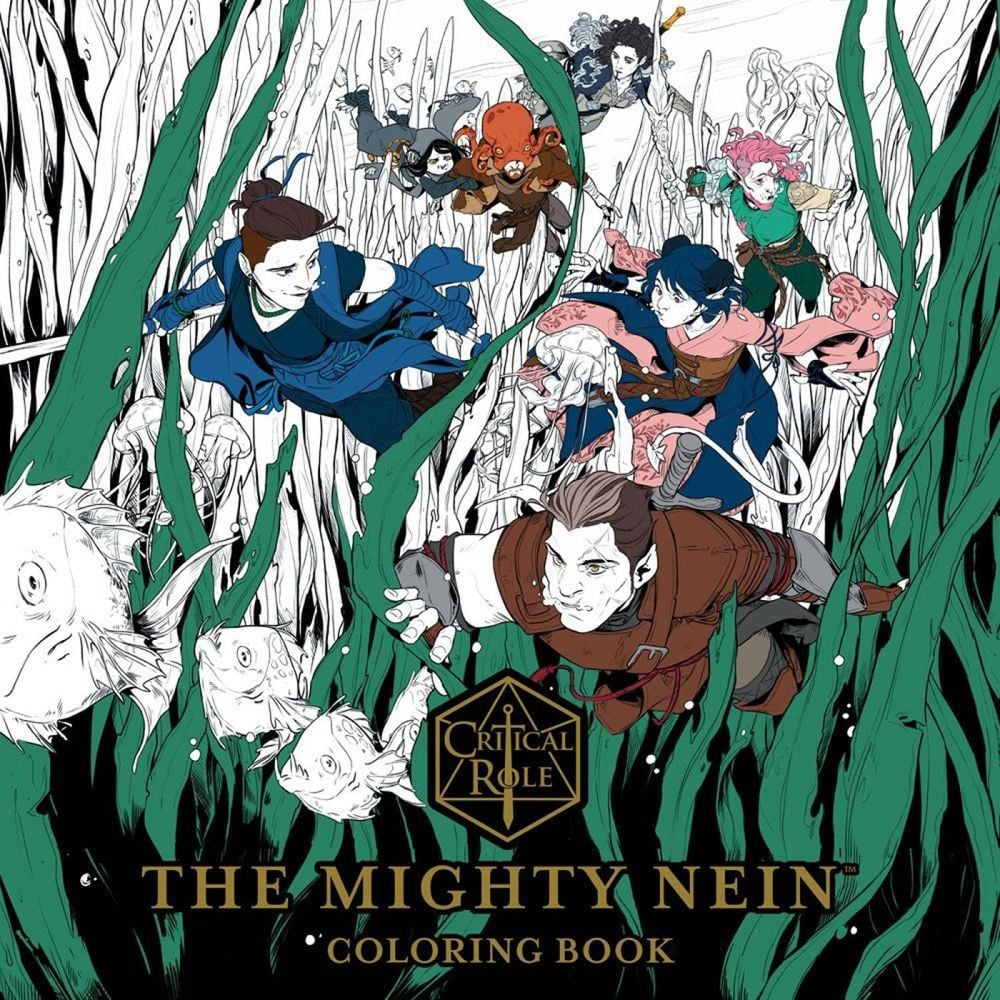 Critical Role: The Mighty Nein Coloring Book by Critical Role - ISBN: 9781506734231