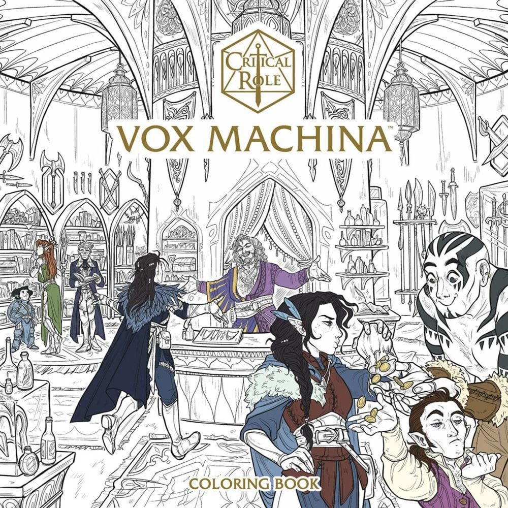 Critical Role: Vox Machina Coloring Book by Critical Role - ISBN: 9781506734248