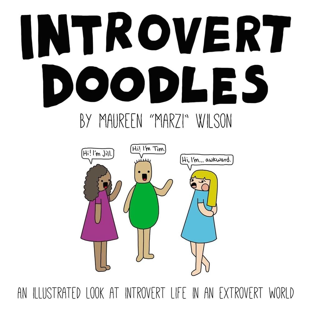 Introvert Doodles by Maureen Marzi Wilson - ISBN: 9781507200018