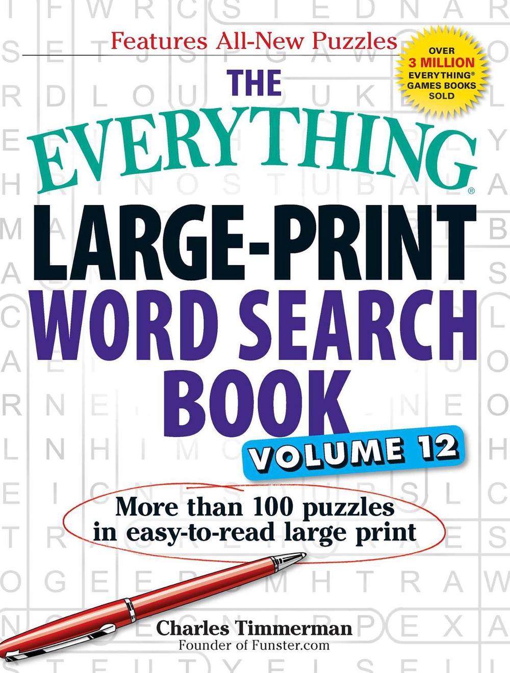 The Everything Large-Print Word Search Book, Volume 12 by Charles Timmerman - ISBN: 9781507202593