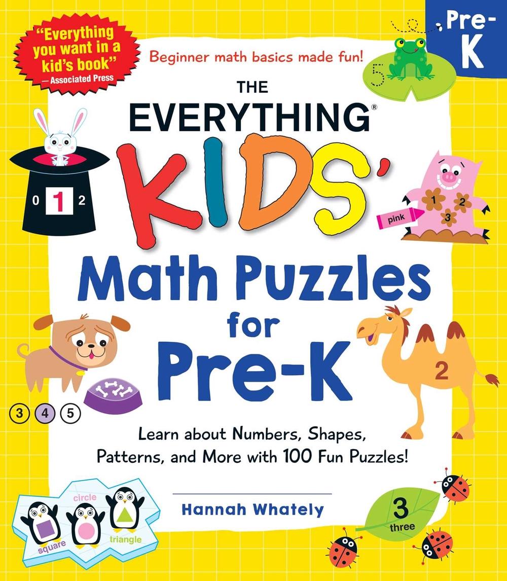 The Everything Kids' Math Puzzles for Pre-K by Hannah Whately - ISBN: 9781507216125