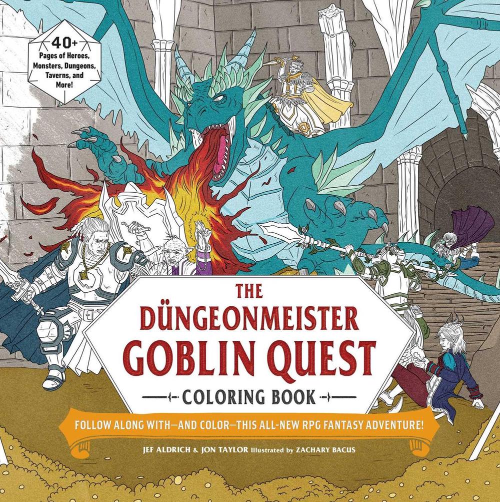 The Düngeonmeister Goblin Quest Coloring Book by Jef Aldrich - ISBN: 9781507221204