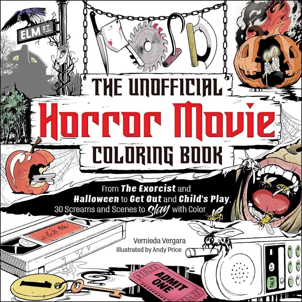 The Unofficial Horror Movie Coloring Book by Vernieda Vergara - ISBN: 9781507221365