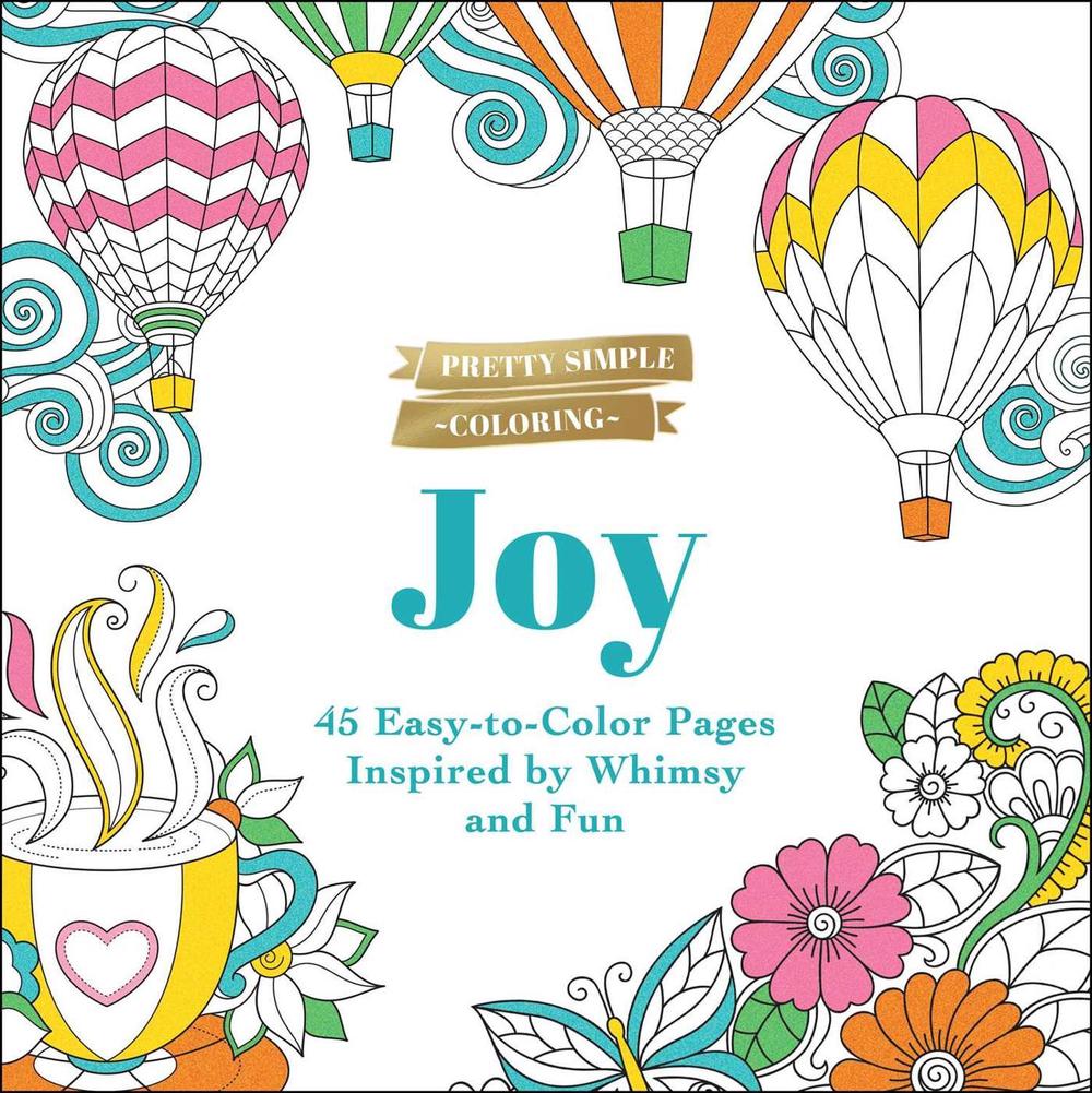 Pretty Simple Coloring: Joy by Adams Media - ISBN: 9781507221594