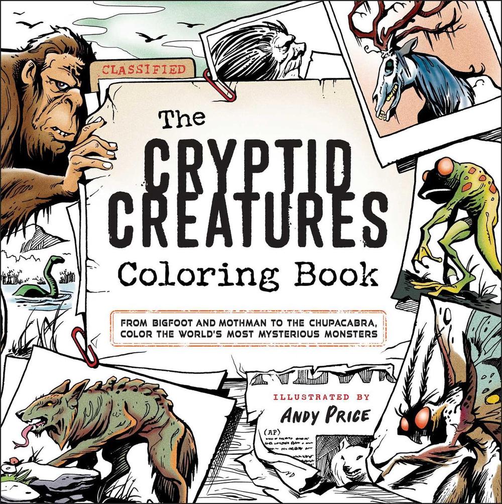 The Cryptid Creatures Coloring Book by Andy Price - ISBN: 9781507222317