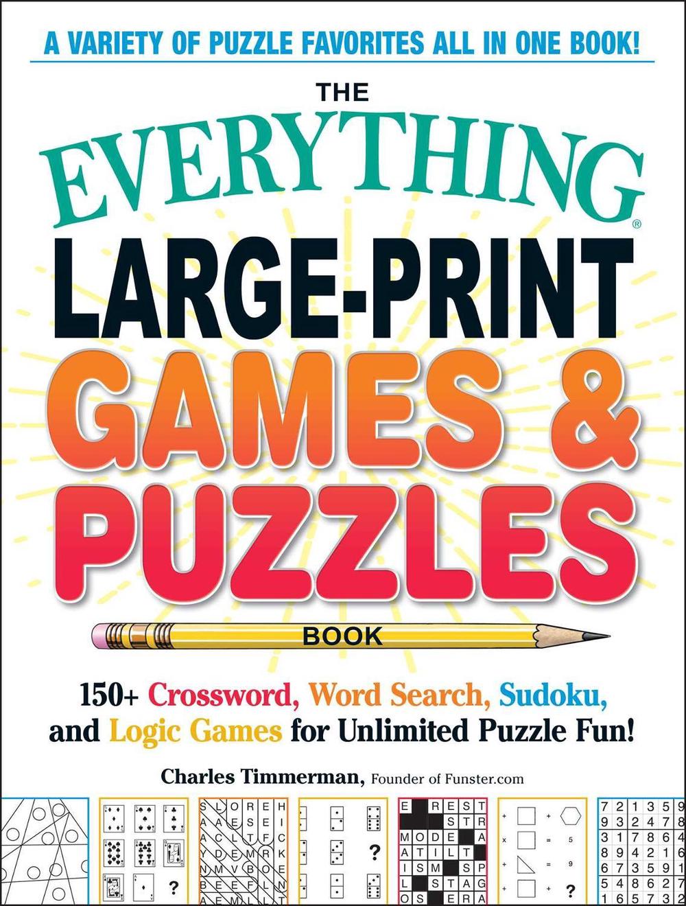 The Everything Large-Print Games & Puzzles Book by Charles Timmerman - ISBN: 9781507222485