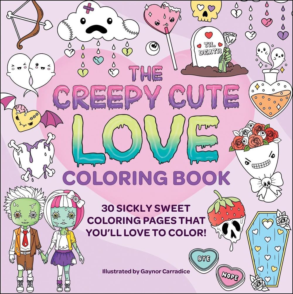 The Creepy Cute Love Coloring Book by Gaynor Carradice - ISBN: 9781507222850