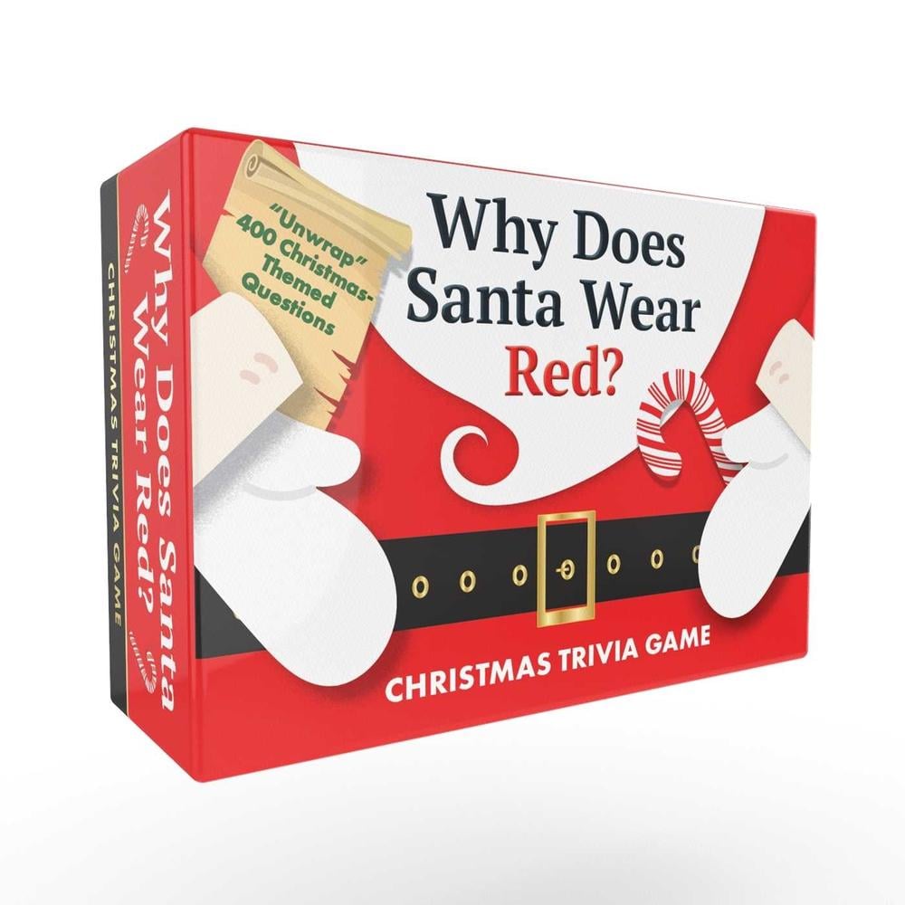 Why Does Santa Wear Red? Christmas Trivia Game by Adams Media - ISBN: 9781507223215