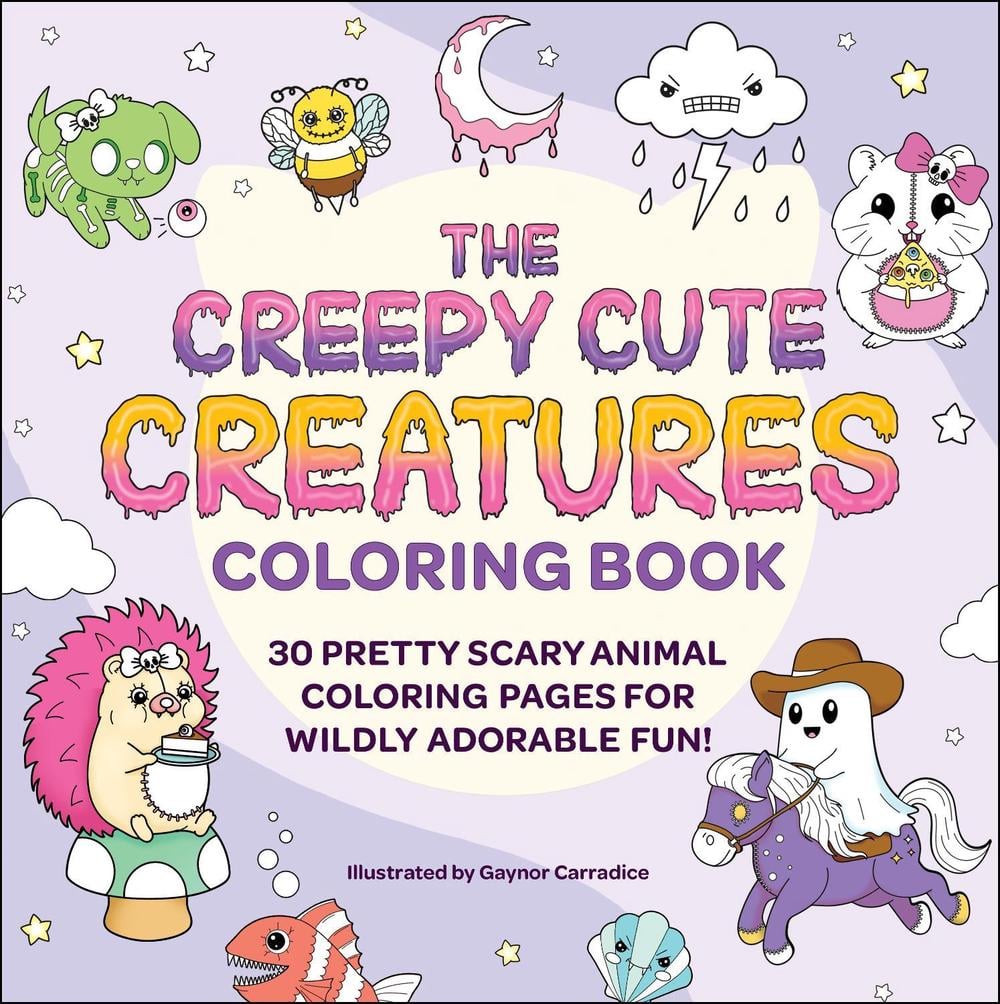 The Creepy Cute Creatures Coloring Book by Gaynor Carradice - ISBN: 9781507223925