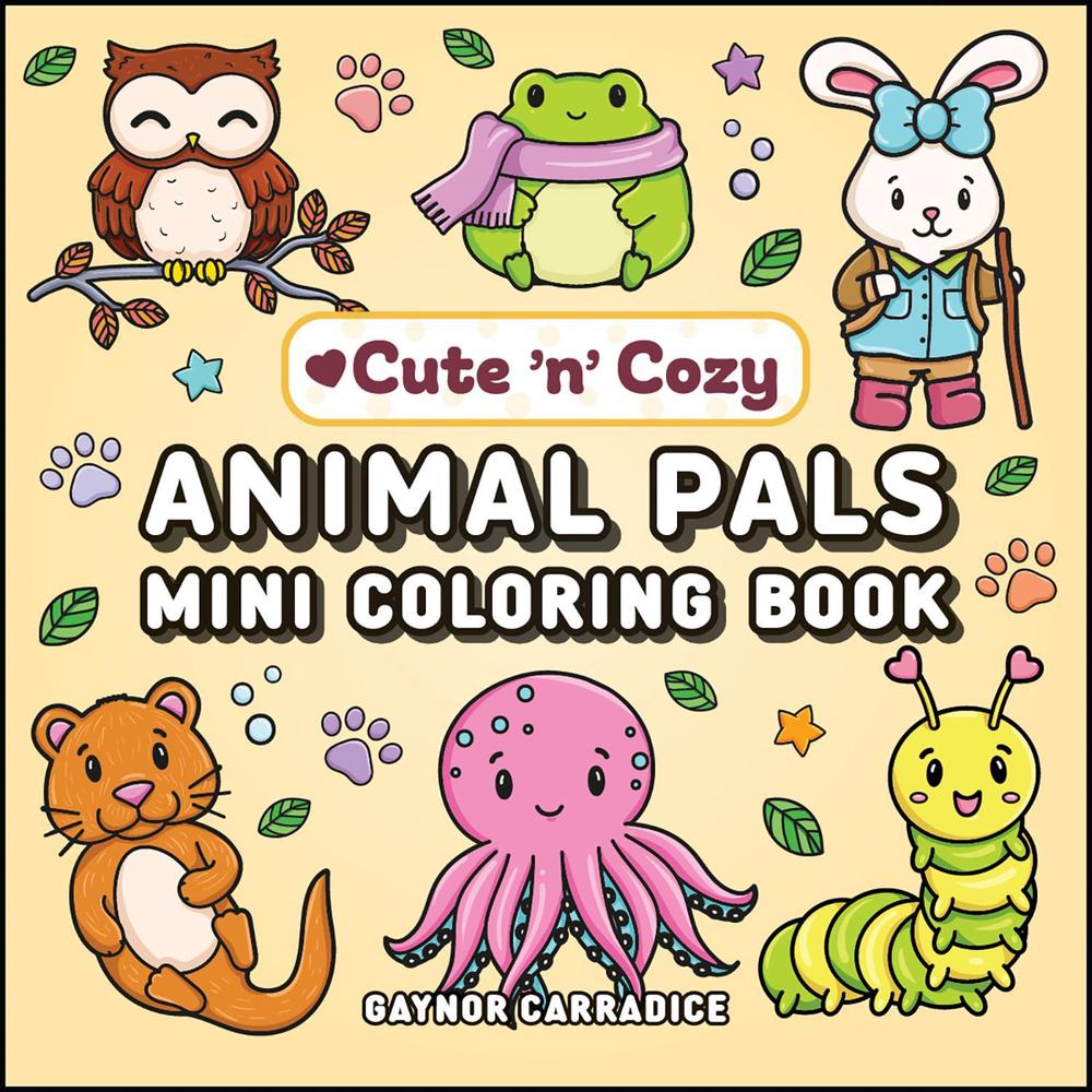 Animal Pals Mini Coloring Book by Gaynor Carradice - ISBN: 9781507225424