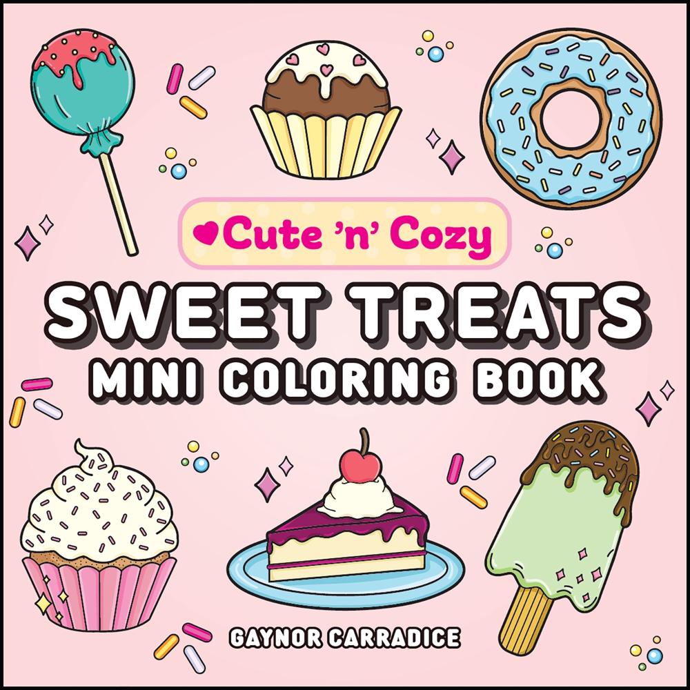 Sweet Treats Mini Coloring Book by Gaynor Carradice - ISBN: 9781507225448