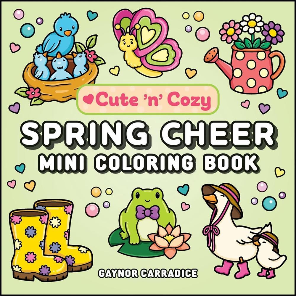 Spring Cheer Mini Coloring Book by Gaynor Carradice - ISBN: 9781507225592