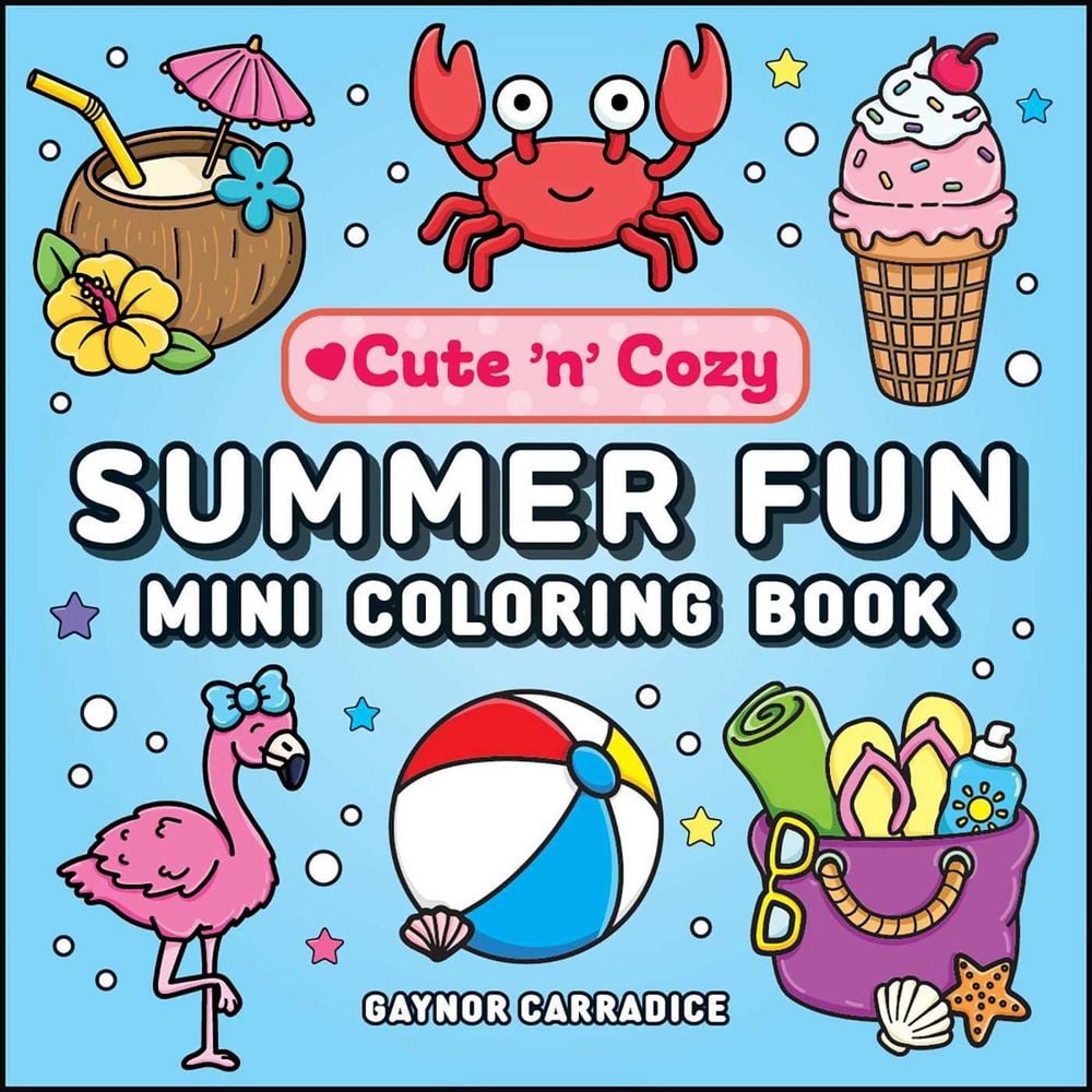 Summer Fun Mini Coloring Book by Gaynor Carradice - ISBN: 9781507226223