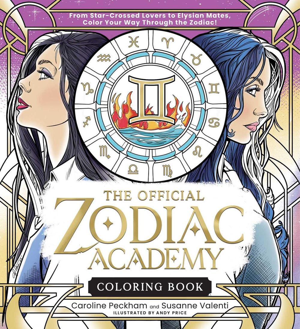 The Official Zodiac Academy Coloring Book by Caroline Peckham - ISBN: 9781507226650