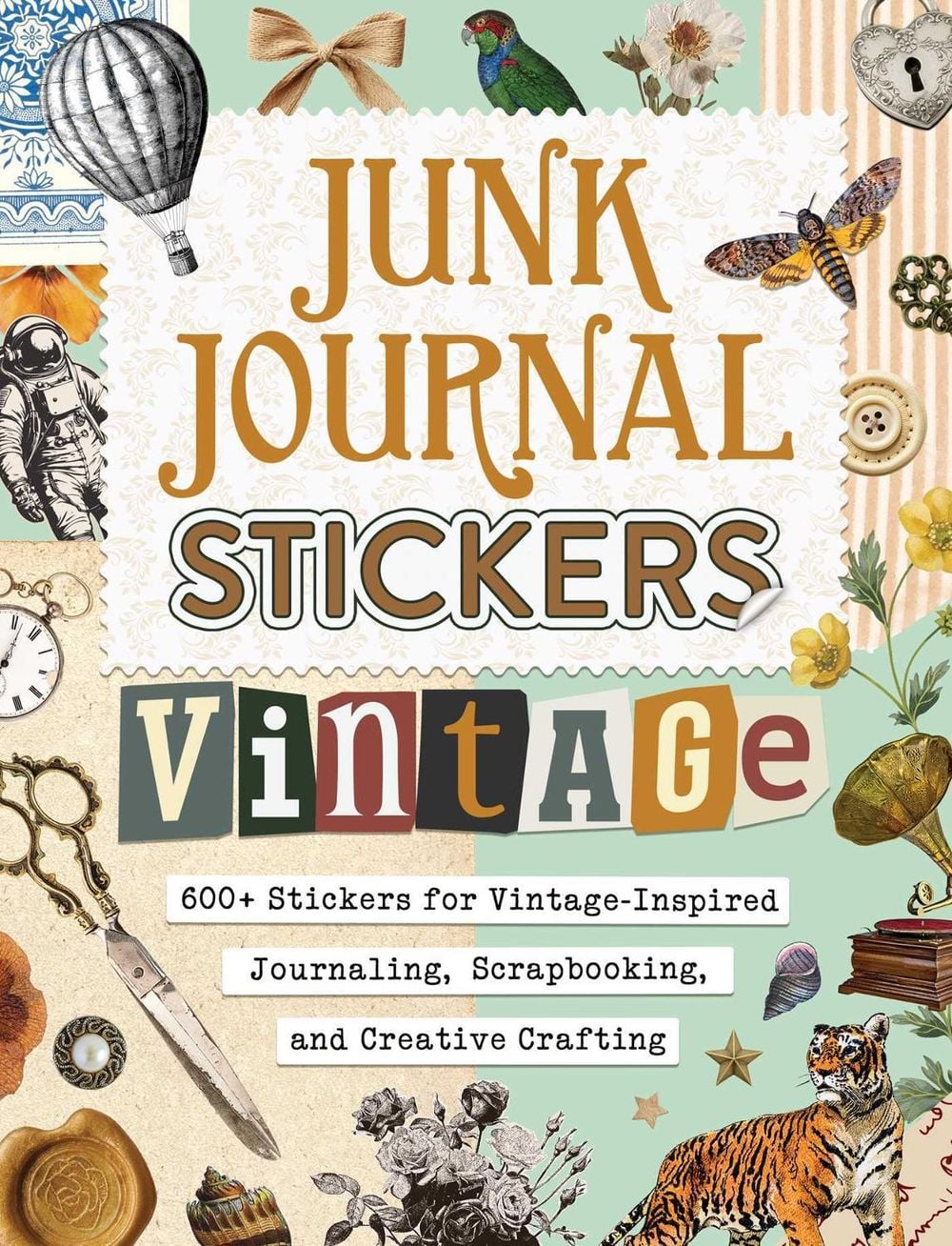 Junk Journal Stickers: Vintage by Adams Media - ISBN: 9781507226711