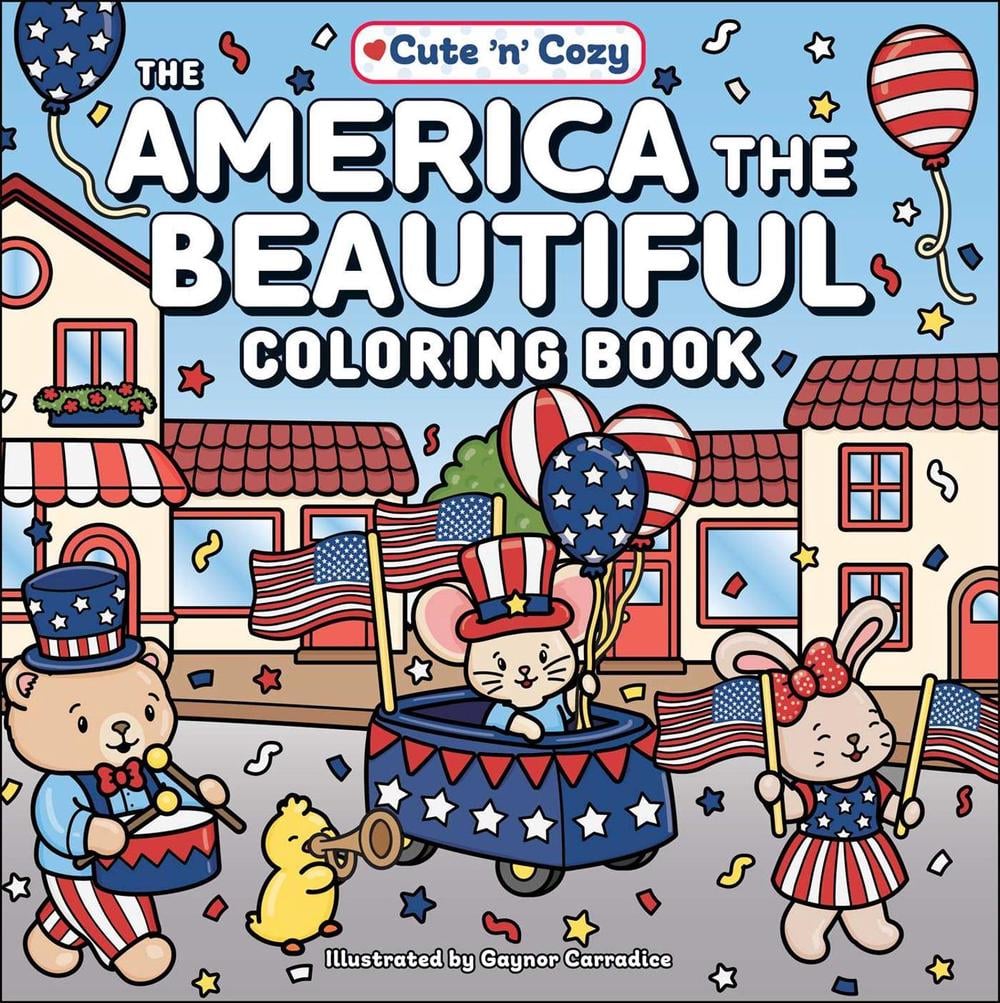 The America the Beautiful Coloring Book by Gaynor Carradice - ISBN: 9781507226889
