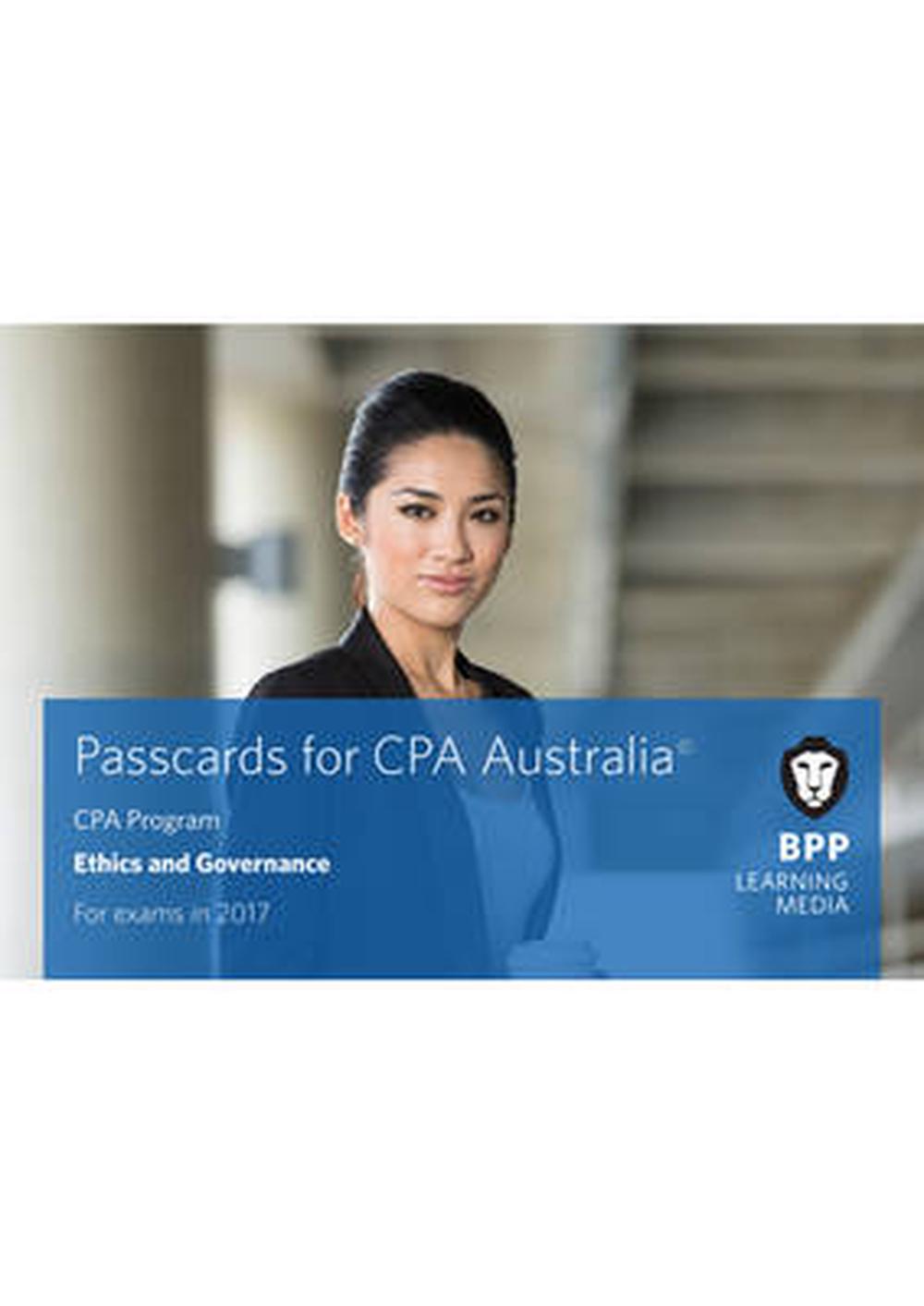 CPA Australia Ethics and Governance by BPP Learning Media, Spiral