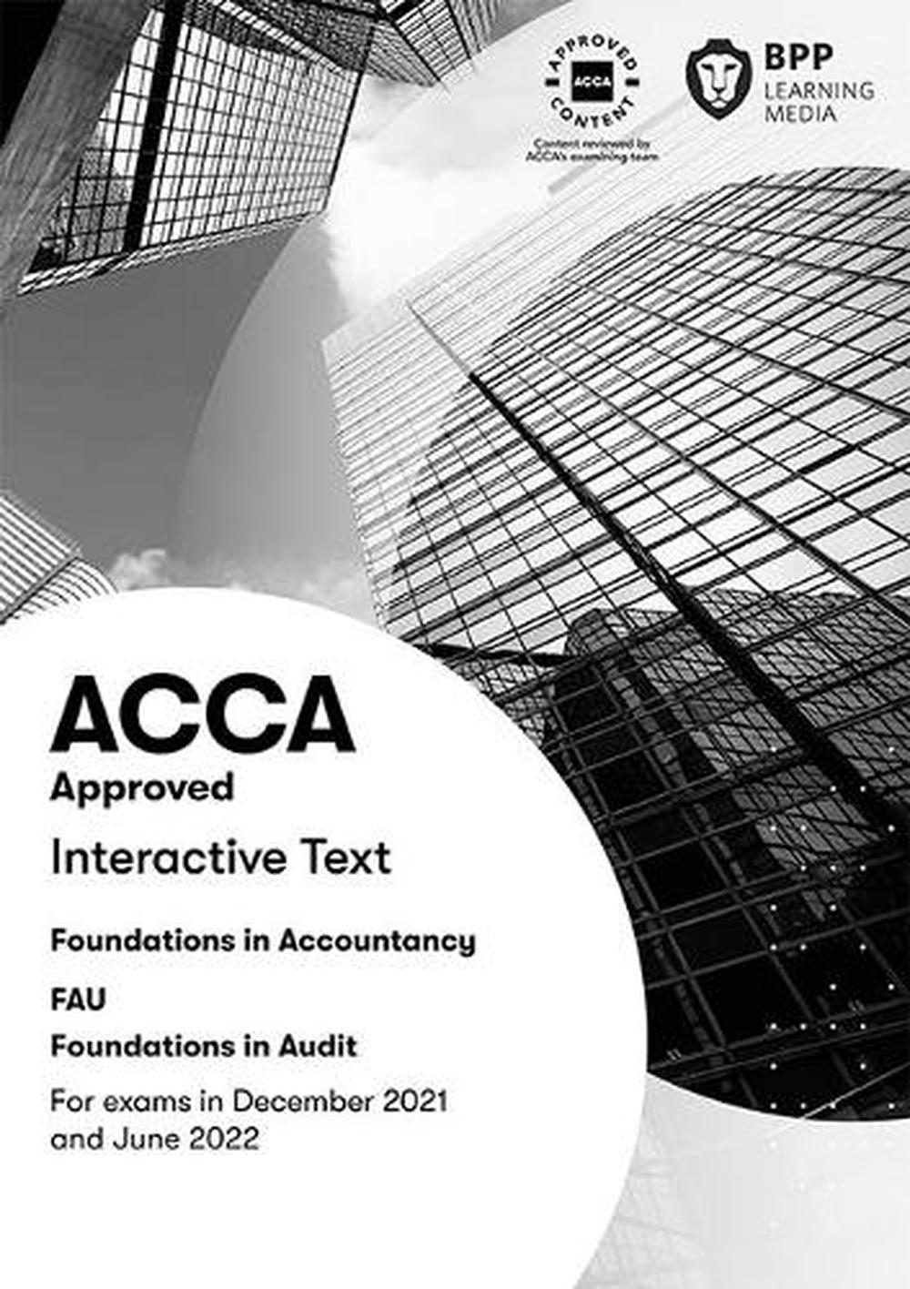 FIA Foundations in Audit (International) FAU INT, 9781509737802