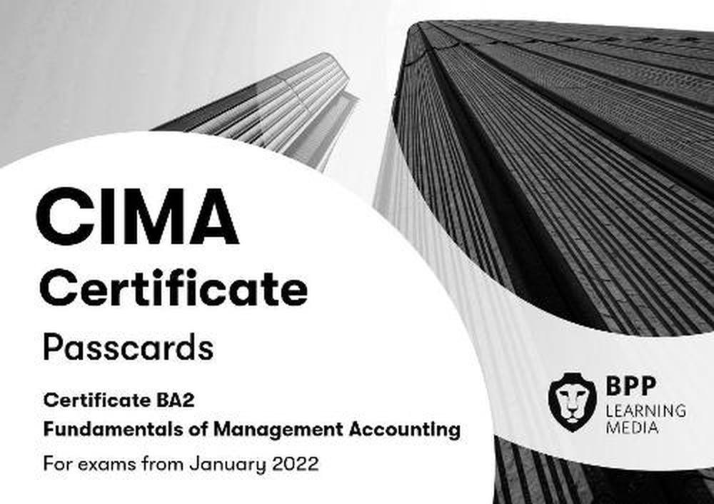 CIMA BA2 Fundamentals of Management Accounting, 9781509742769
