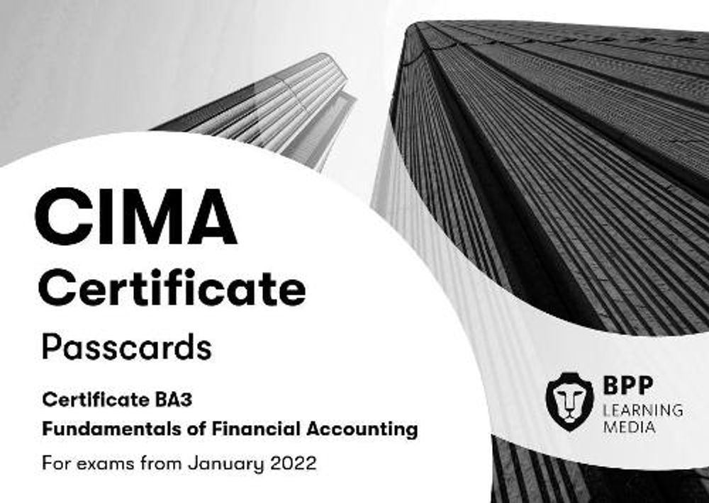 CIMA BA3 Fundamentals of Financial Accounting by BPP Learning Media - ISBN: 9781509742790