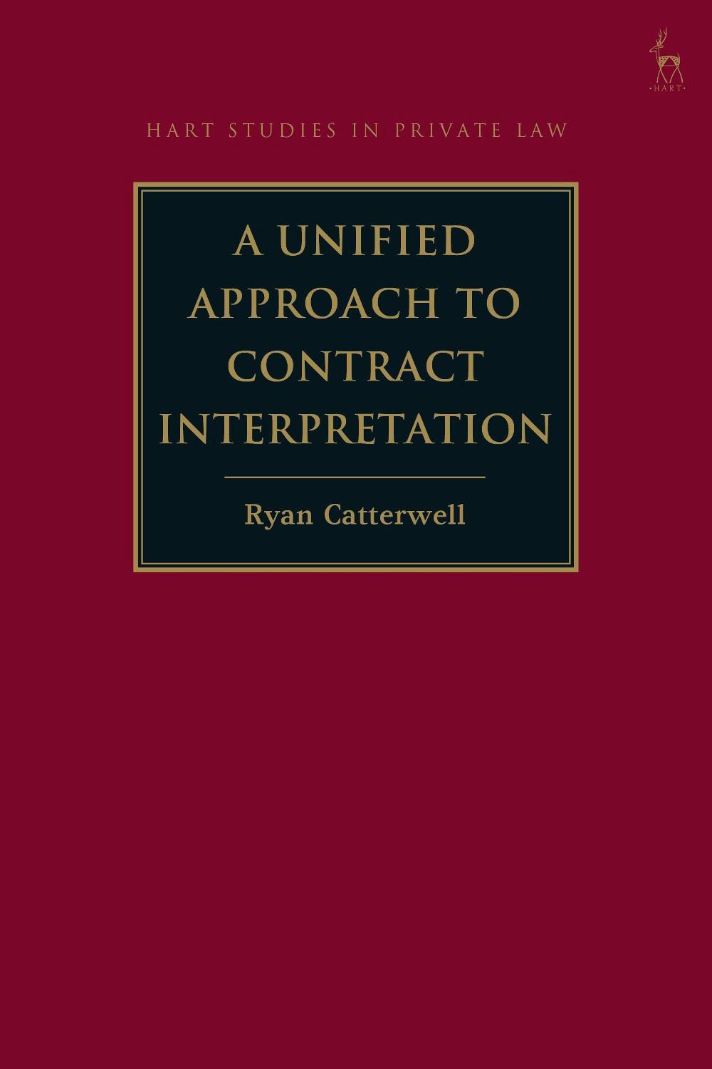 A Unified Approach to Contract Interpretation, 9781509927579