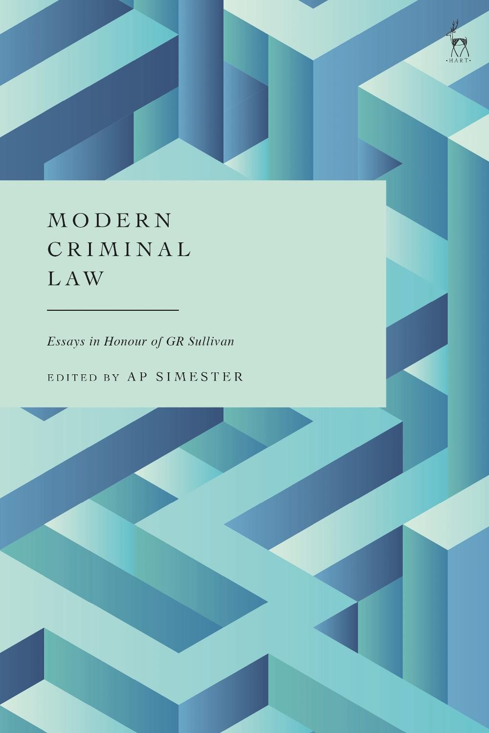 Modern Criminal Law, 9781509956180