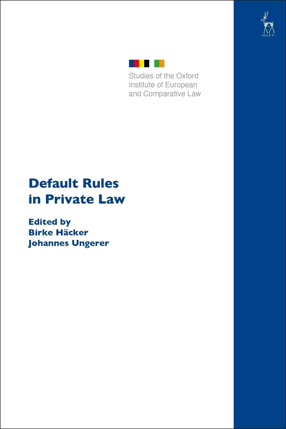 Default Rules in Private Law by Birke Häcker - ISBN: 9781509973569