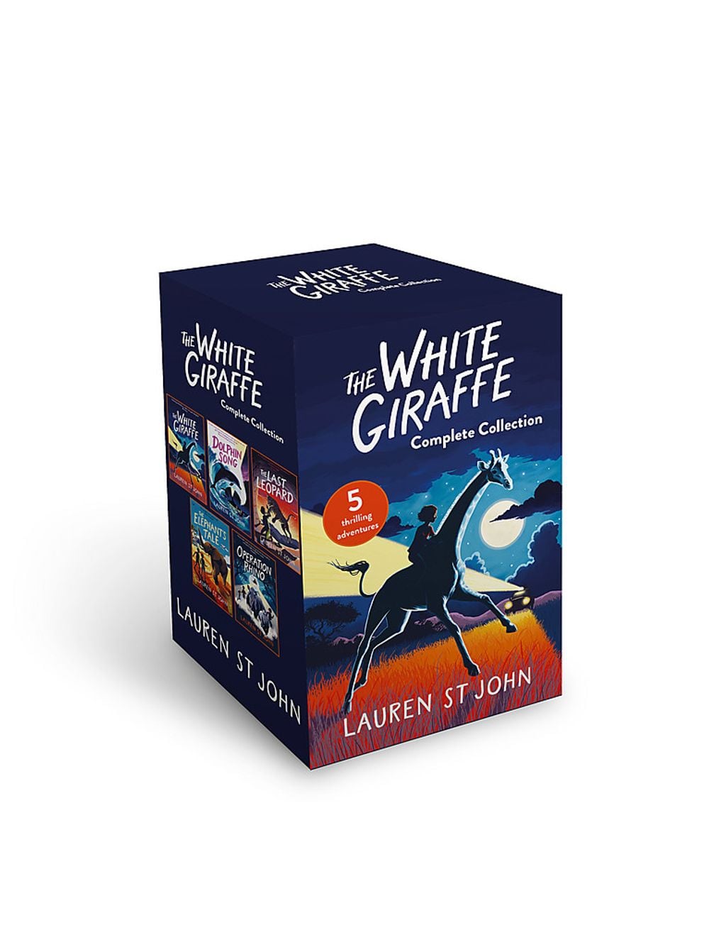 The White Giraffe 5 copy slipcase by Lauren St John - ISBN: 9781510111028