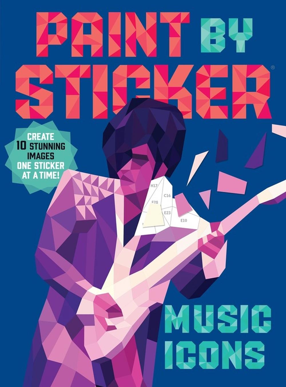 Paint by Sticker: Music Icons - ISBN: 9781523500130