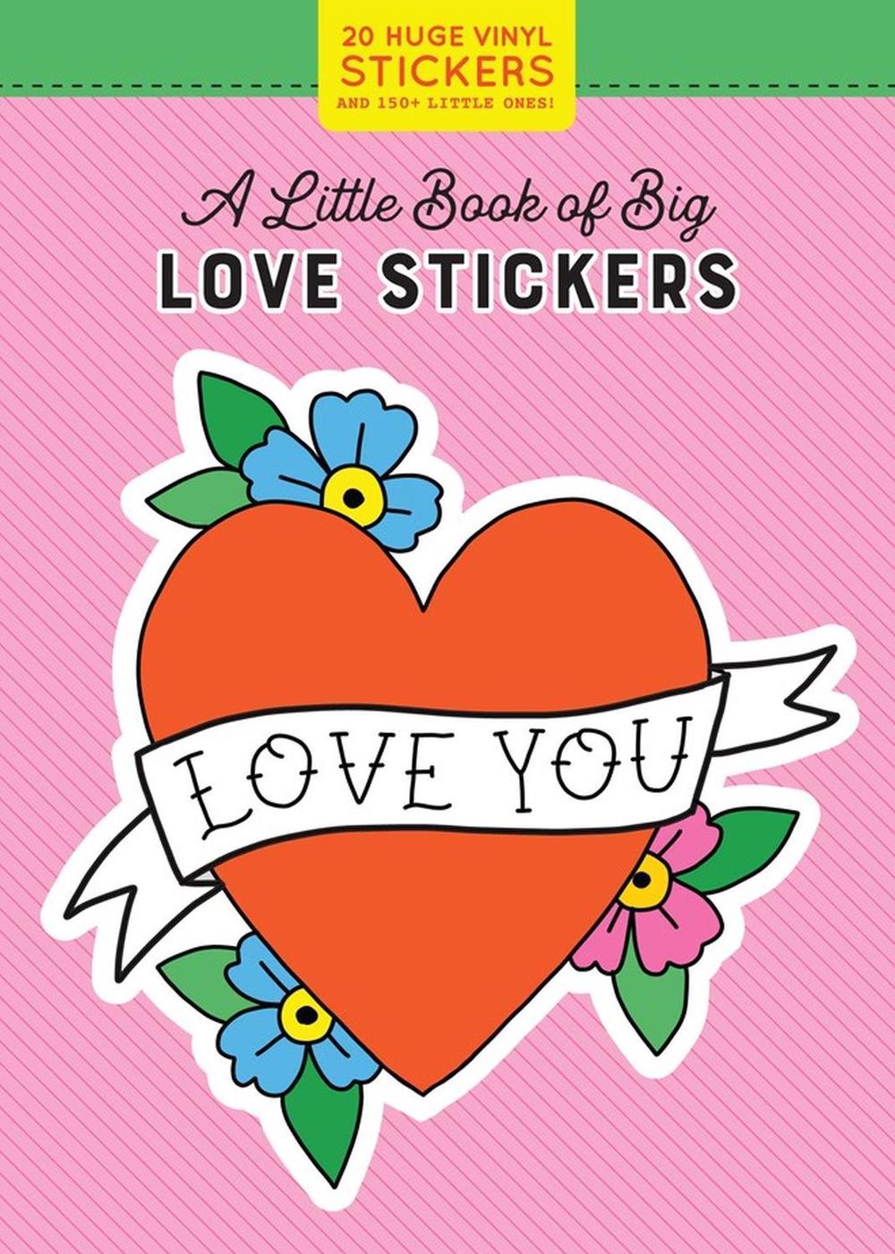 A Little Book of Big Love Stickers, 9781523507122