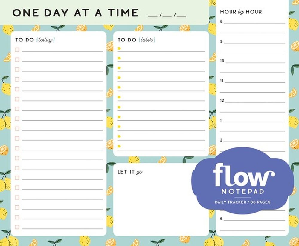 One Day at a Time Daily List Pad - ISBN: 9781523507290