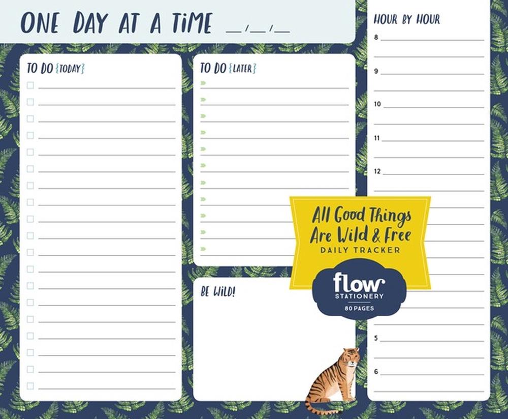 All Good Things Are Wild and Free Daily Tracker by Irene Smit - ISBN: 9781523510467