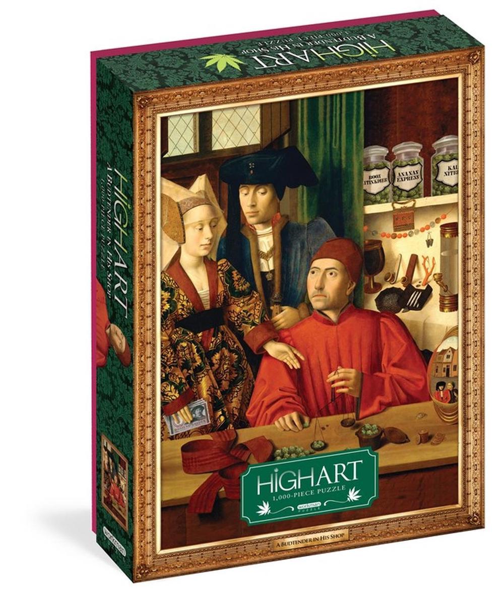 High Art: A Budtender in His Shop 1,000-Piece Puzzle by Workman Publishing - ISBN: 9781523513185