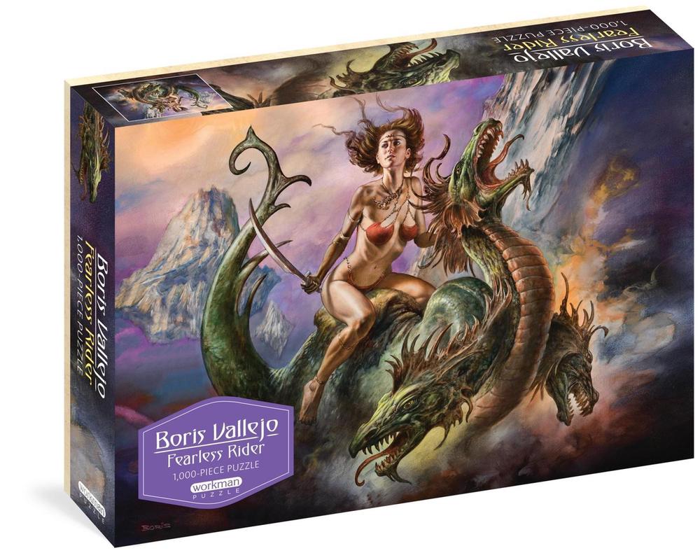 Boris Vallejo Fearless Rider 1,000-Piece Puzzle by Workman Publishing - ISBN: 9781523513215