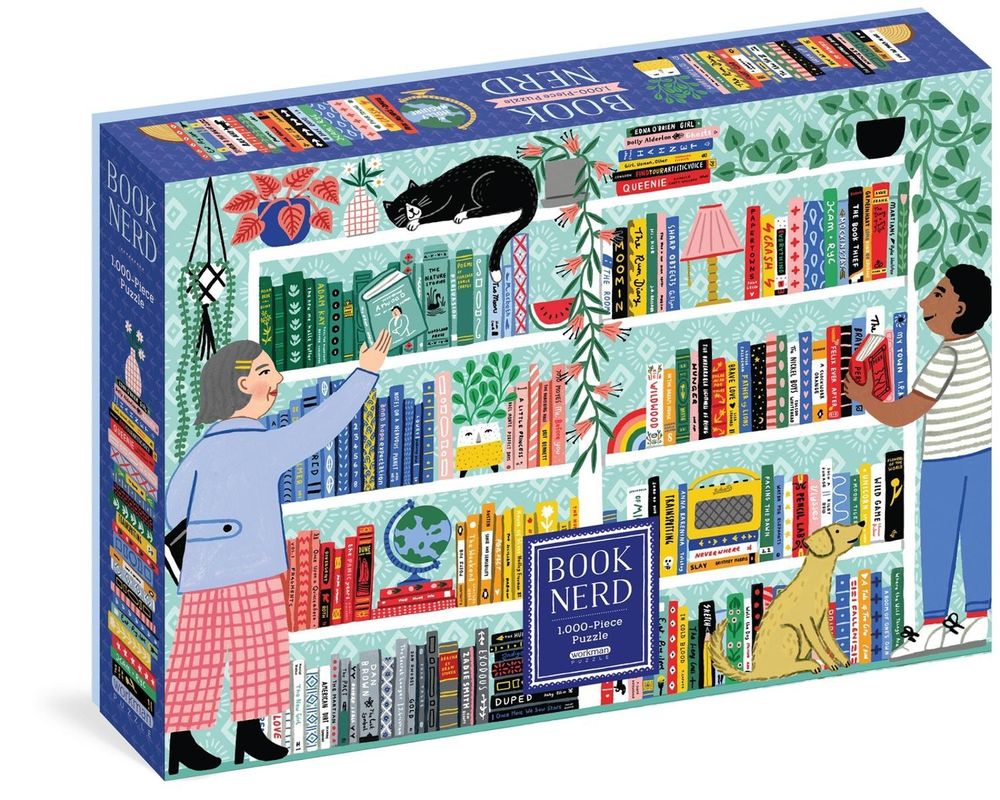 Book Nerd 1,000-Piece Puzzle by Holly Maguire - ISBN: 9781523515127