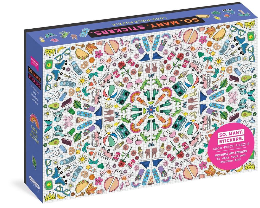 So. Many. Stickers. 1,000-Piece Puzzle by Pipsticks®+Workman® - ISBN: 9781523515226
