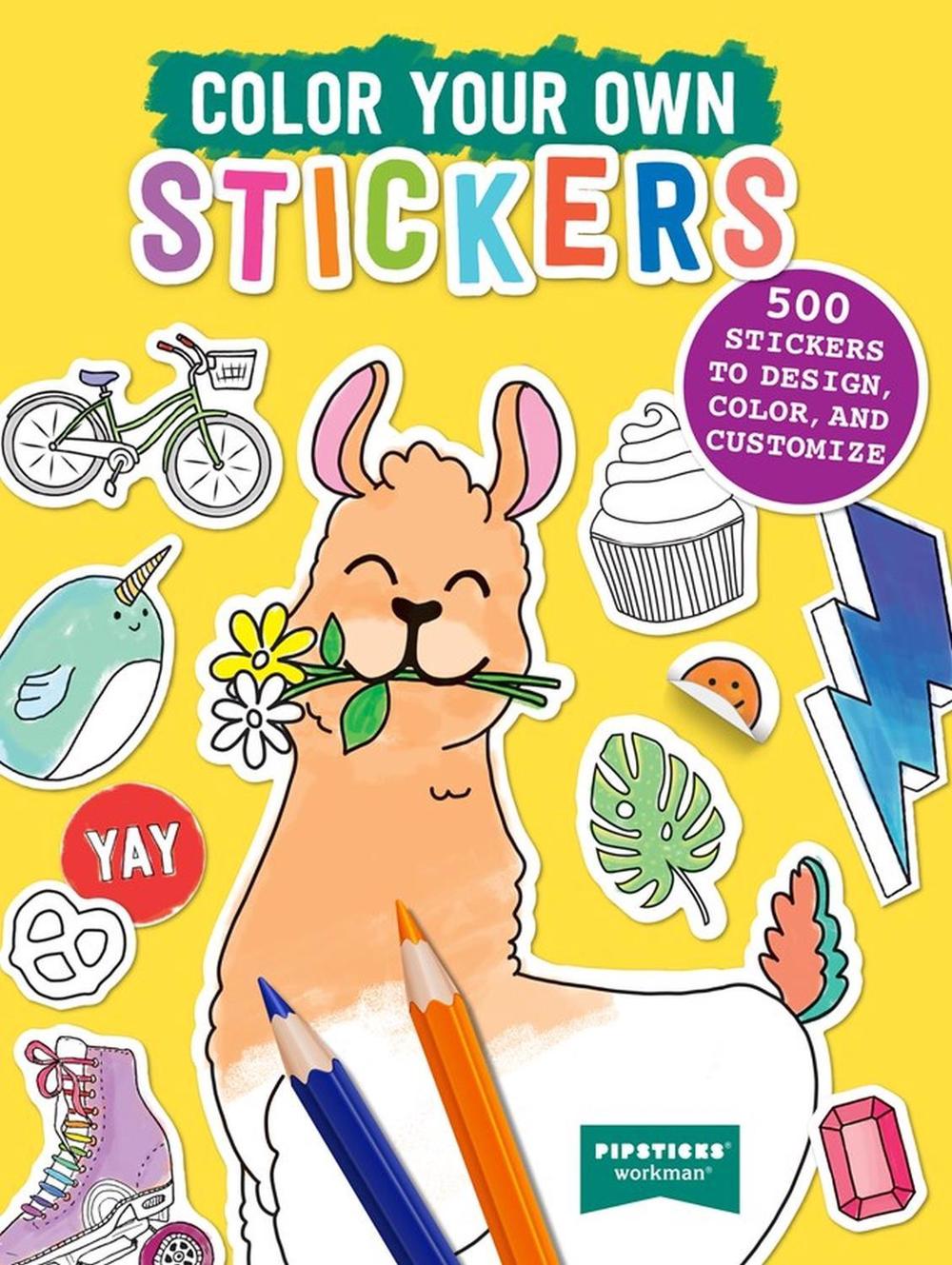 Color Your Own Stickers, 9781523517176