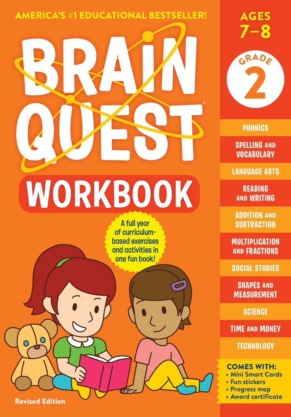 Brain Quest Workbook: 2nd Grade (Revised Edition), 9781523517367