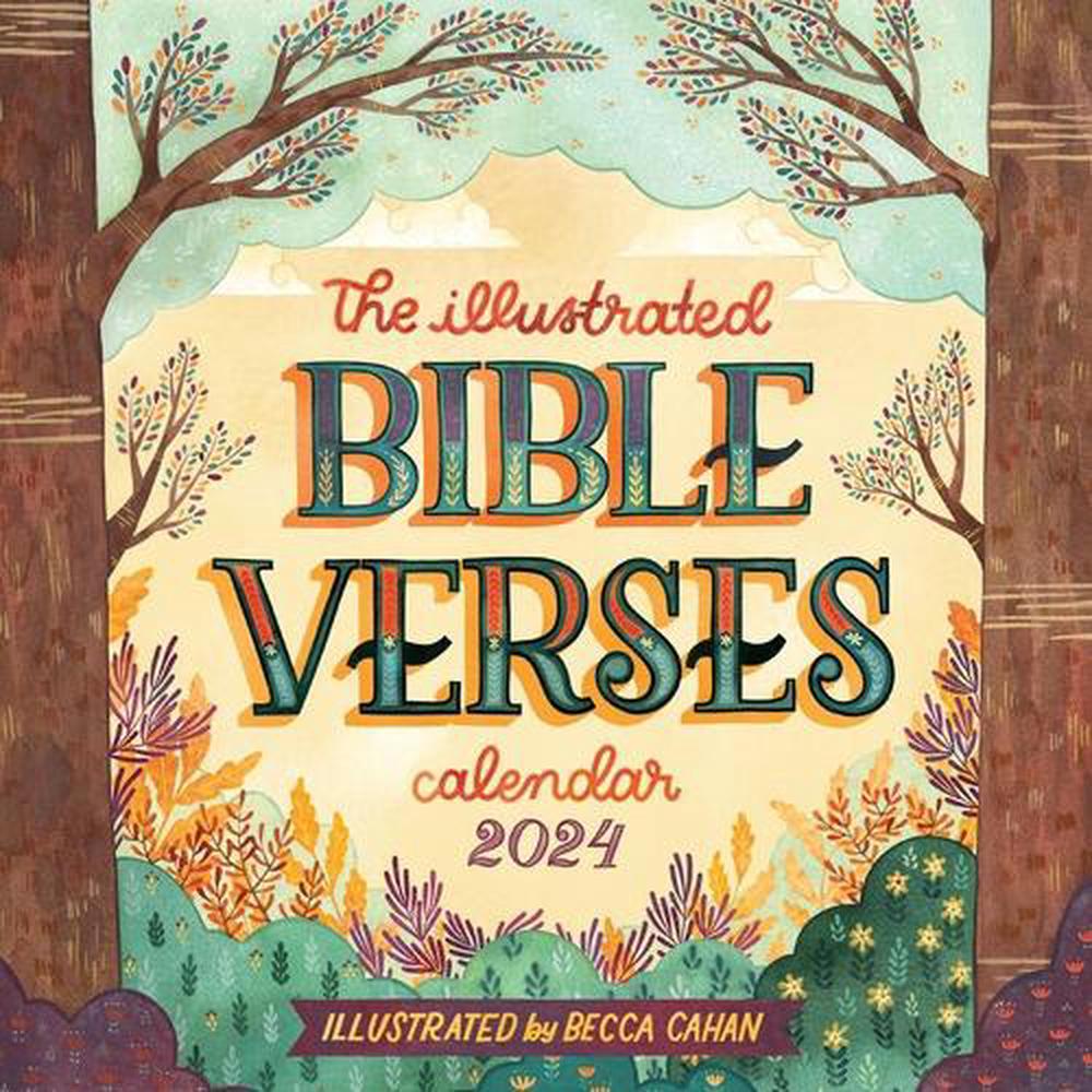 Illustrated Bible Verses Wall Calendar 2024 by Workman Calendars