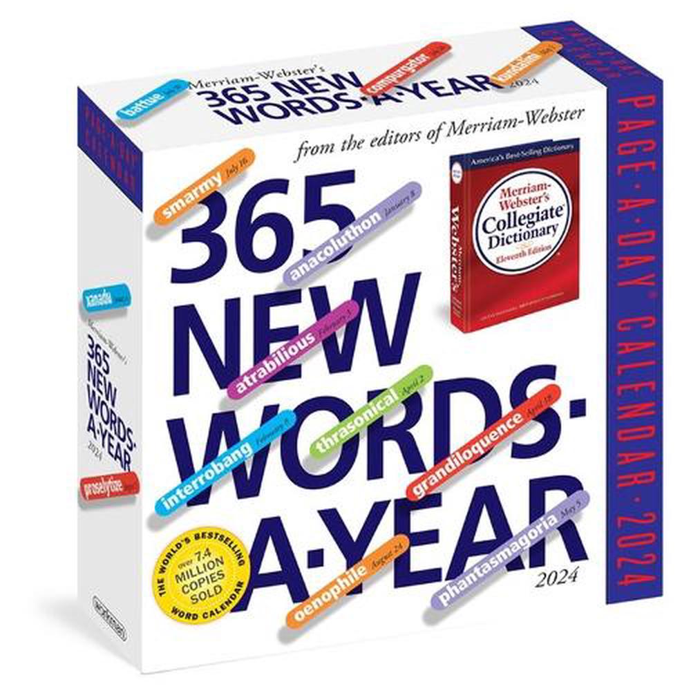 365 New WordsAYear PageADay Calendar 2024 by Workman Calendars