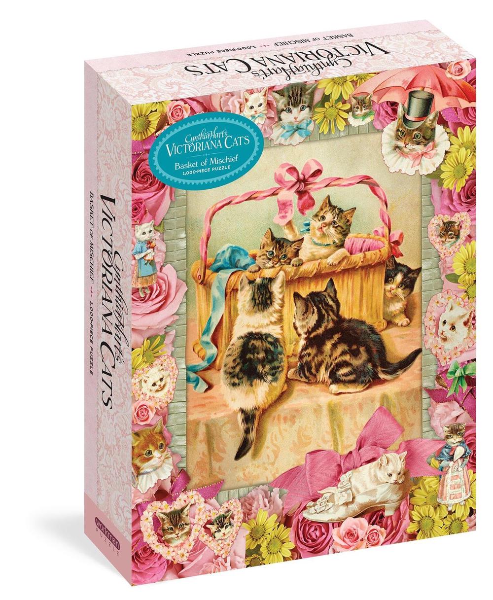 Cynthia Hart's Victoriana Cats: Basket of Mischief 1,000-Piece Puzzle by Cynthia Hart - ISBN: 9781523523726