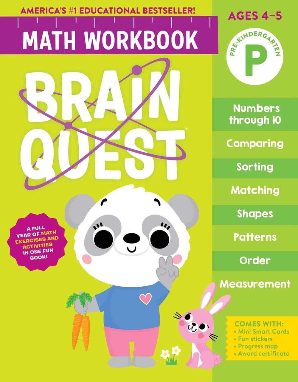 Brain Quest Math Workbook: Pre-Kindergarten by Workman Publishing - ISBN: 9781523524204