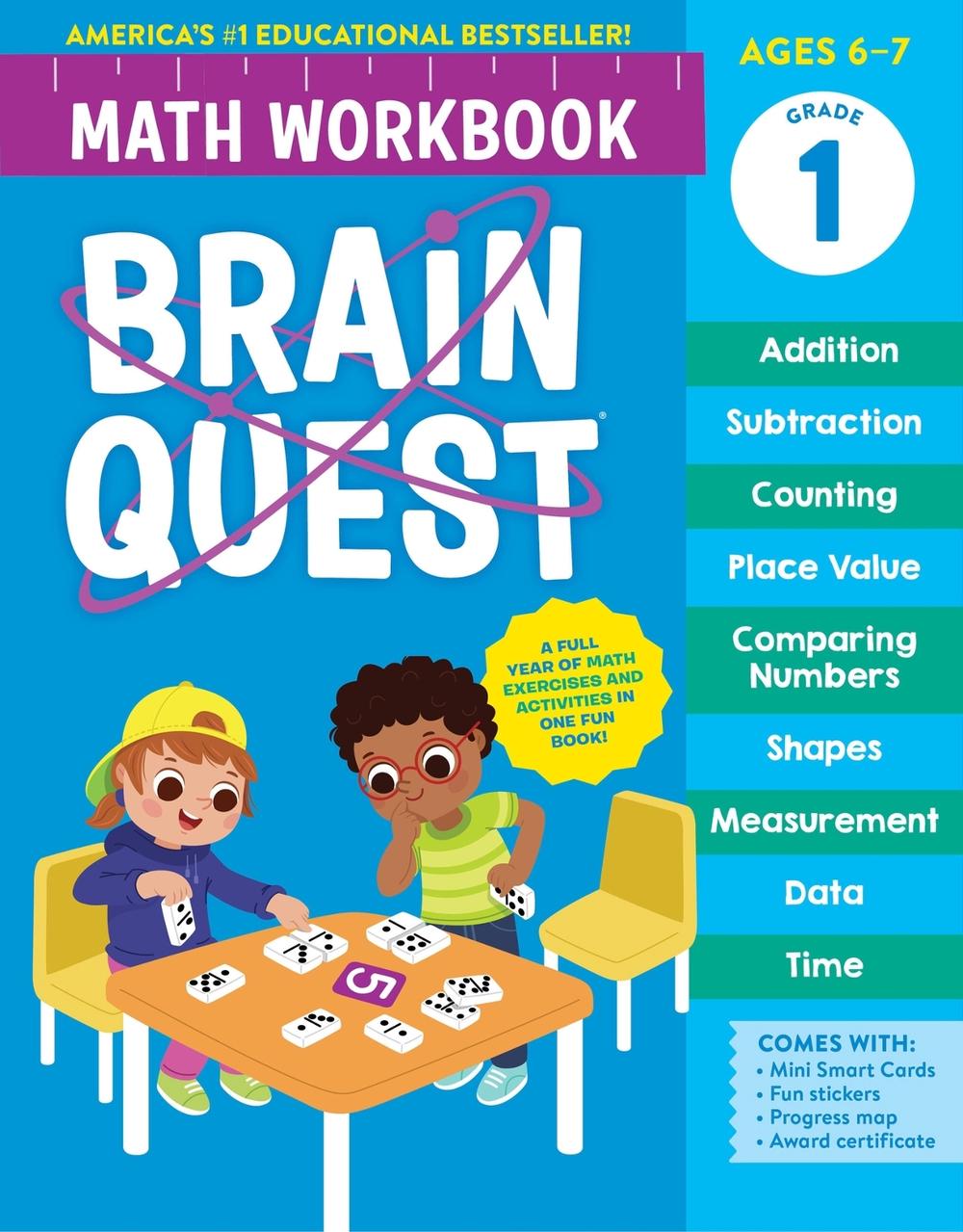 Brain Quest Math Workbook: 1st Grade by Workman Publishing - ISBN: 9781523524228