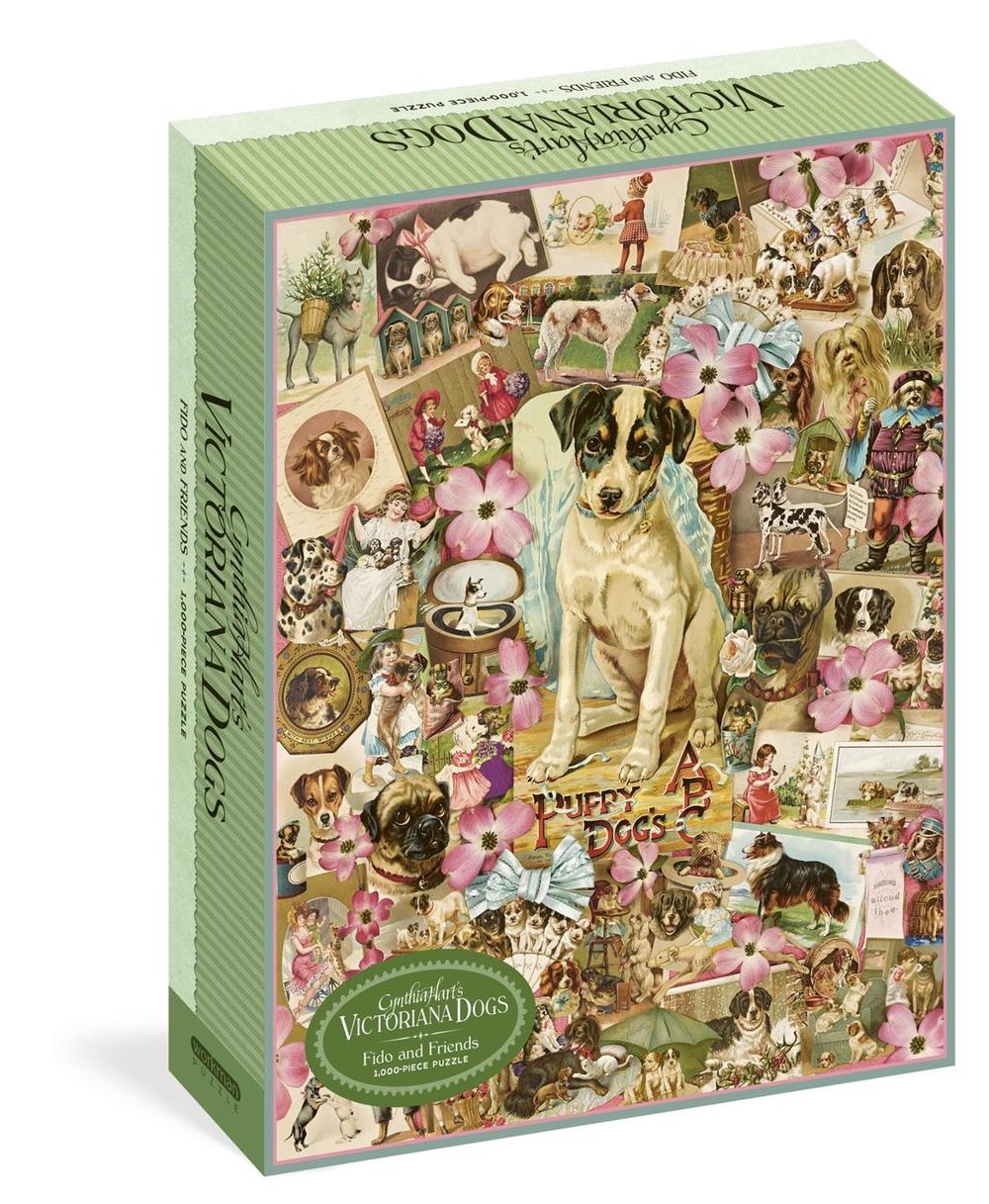 Cynthia Hart's Victoriana Dogs: Fido and Friends 1,000-Piece Puzzle by Cynthia Hart - ISBN: 9781523526178