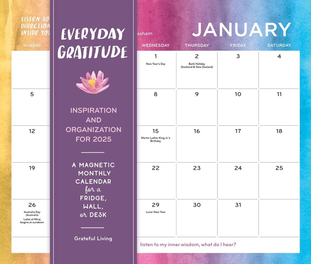 Everyday Gratitude: Inspiration and Organization for 2025, 9781523526635