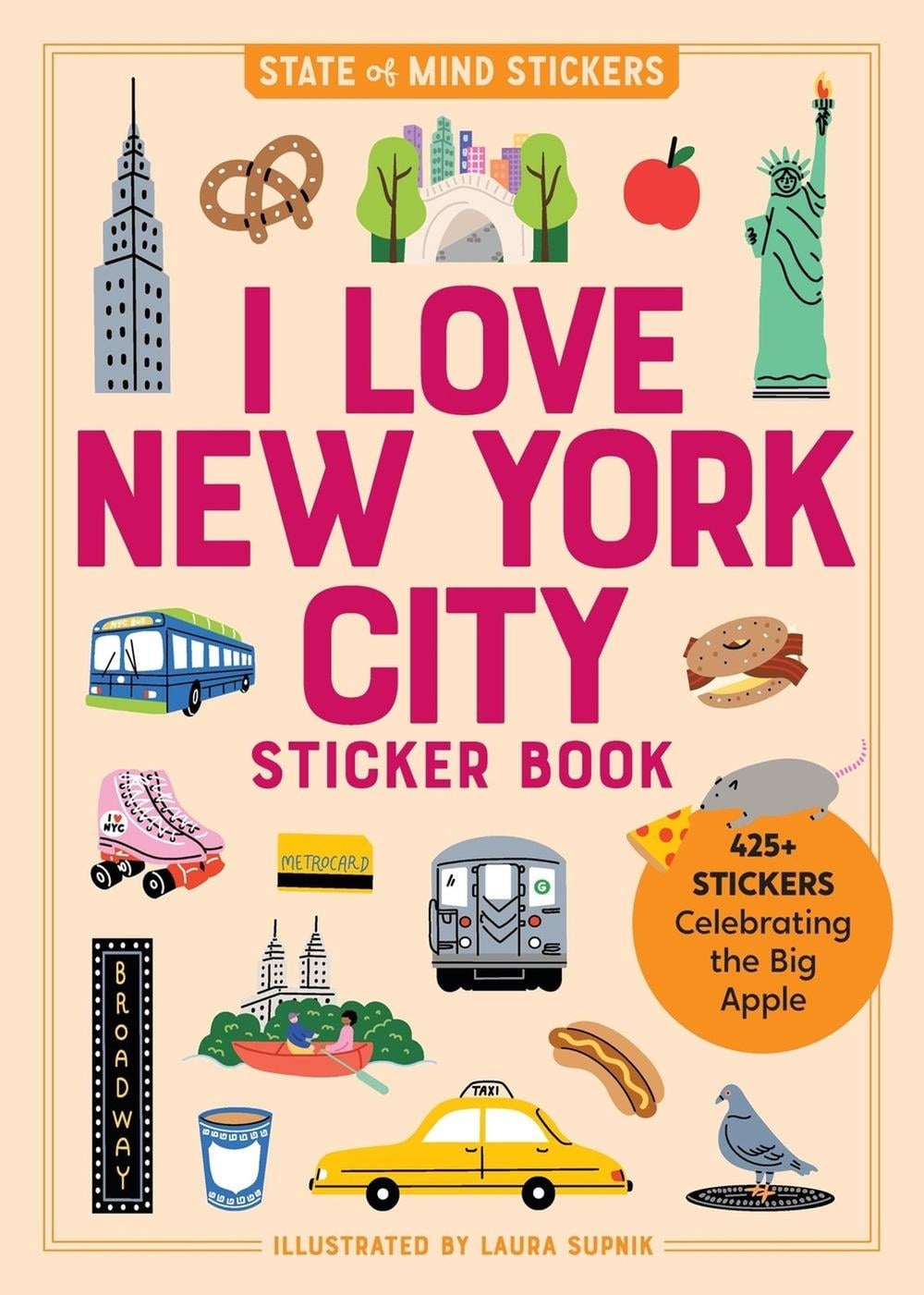 I Love New York City Sticker Book by Laura Supnik - ISBN: 9781523528509