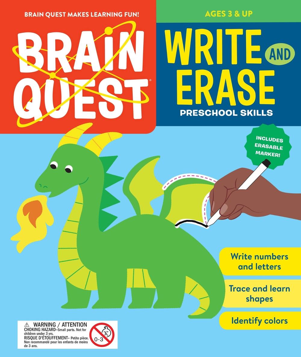 Brain Quest Write and Erase: Preschool Skills, 9781523528554